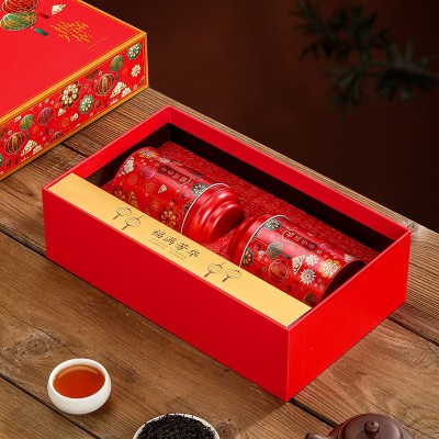 武夷山红茶正山小种礼盒装半斤 支持一件代发达人带货