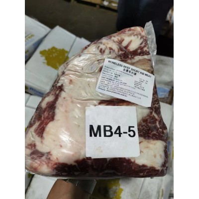 澳洲194厂和牛牛小排M4-5牛肉牛排烤肉火锅