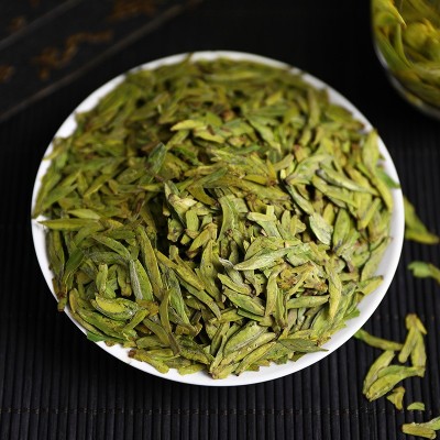 龙井茶2023新茶豆香型特级明前龙井绿茶散装茶叶批发500克春茶