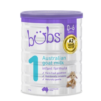 澳洲Bubs贝儿婴幼儿配方羊奶粉1段2段3段4段800g配方羊奶粉是