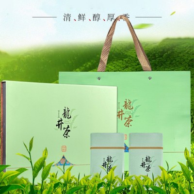 茶叶绿茶龙井2023新茶散装龙井批发厂家 礼盒装 杭州西湖发货