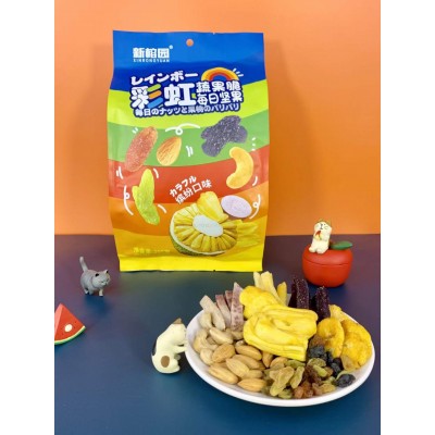 新榕园彩虹蔬果脆系列 208g蔬果脆系列 休闲食品 即食小吃 蔬果干