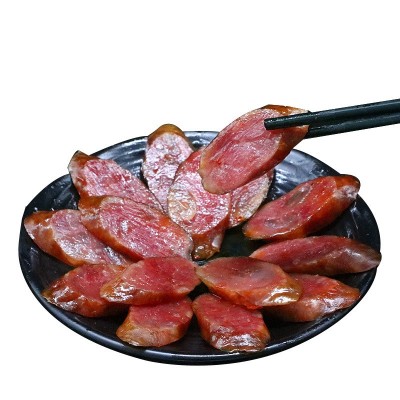 雅妹子-四川传统技艺制作柏香枝熏制广式咸甜味香肠-广味香肠